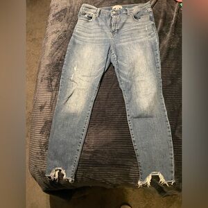 Lucky Brand Distressed Skinny Jeans in Blue